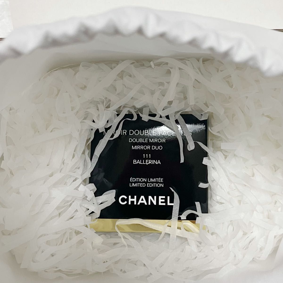 【新品 未開封】CHANEL コンパクトダブルミラー 111 バレリーナ ピンク