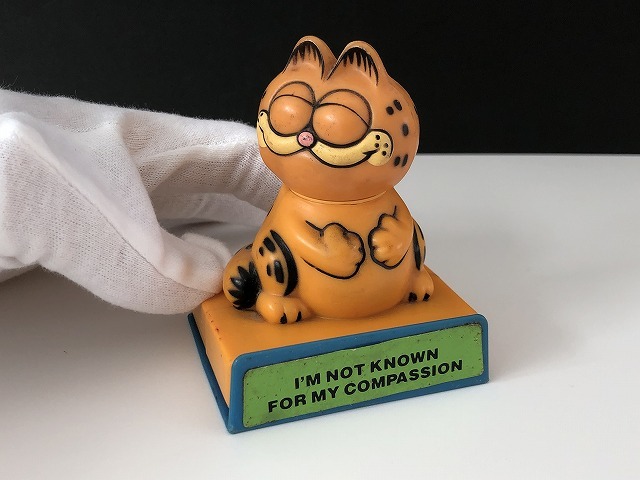 1980s USA Vintage Garfield PUSH TOY Garfield vintage [ga-478]