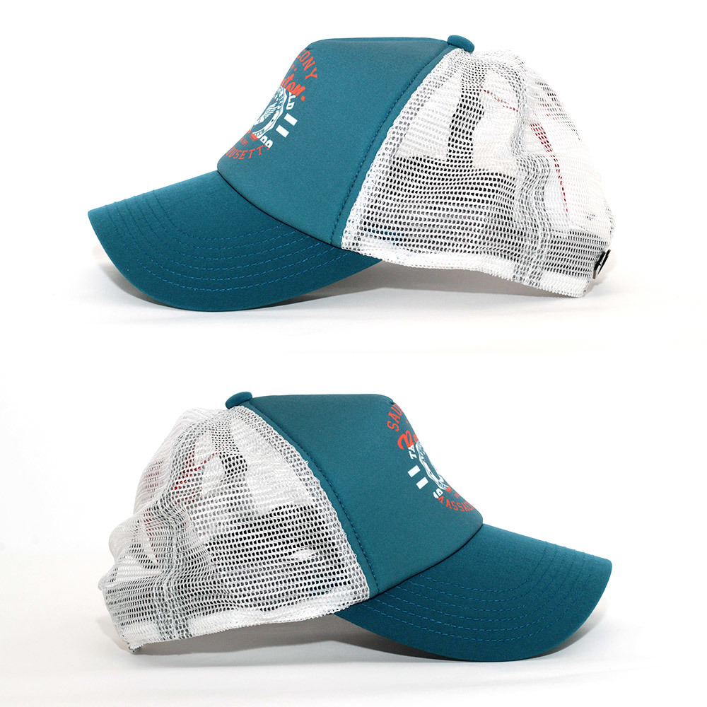 メッシュキャップ 帽子 メンズ Saucony Foamie Trucker Hat ブルー系 1RTYU サッカニー USA アメリカブランド