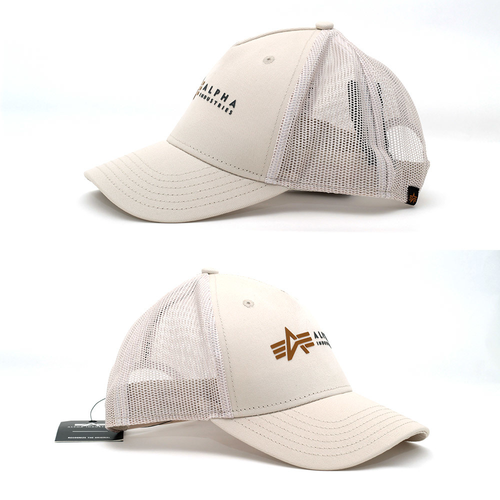 メッシュキャップ 帽子 メンズ アルファ インダストリーズ ALPHA INDUSTRIES ベージュ系 140142020 フリーサイズ