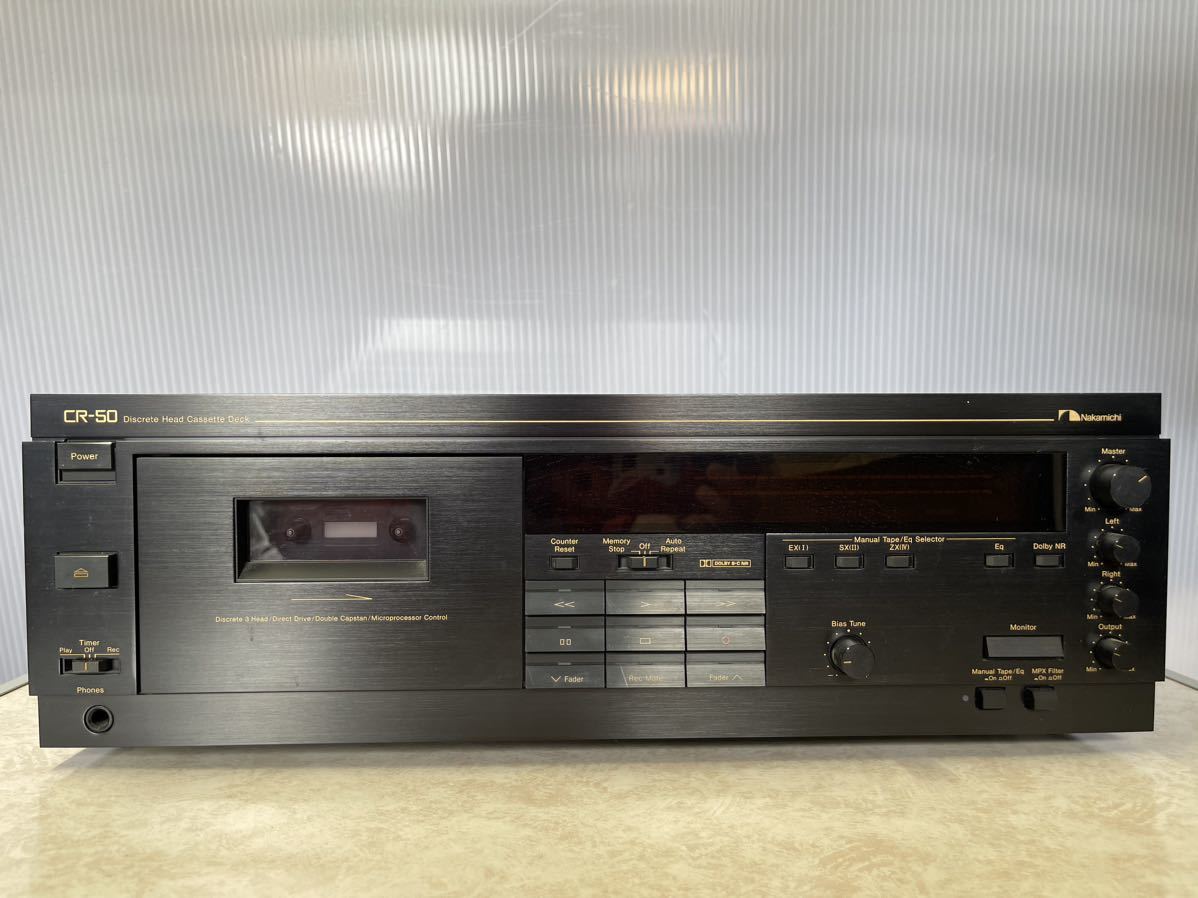 SALE／55%OFF】 Nakamichi ナカミチ CR-50 カセットデッキ 一般