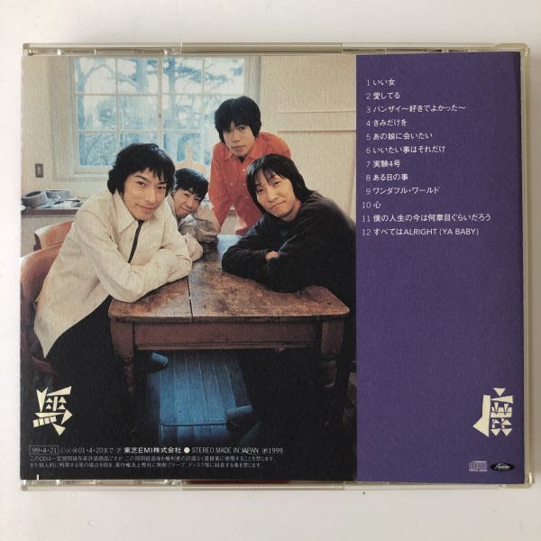 B17150　CD（中古）Stupid&honest (ラブソング・ベスト)　ウルフルズ_画像2