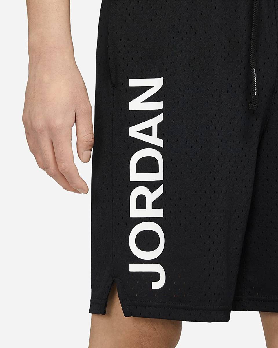 残少 3XL NIKE JORDAN DRI-FIT グラフィック ショート 検 薄手/ひんやり/ツルサラ素材 バスケ パンツ ショーツ バスパン 黒 ブラック 4L_画像7