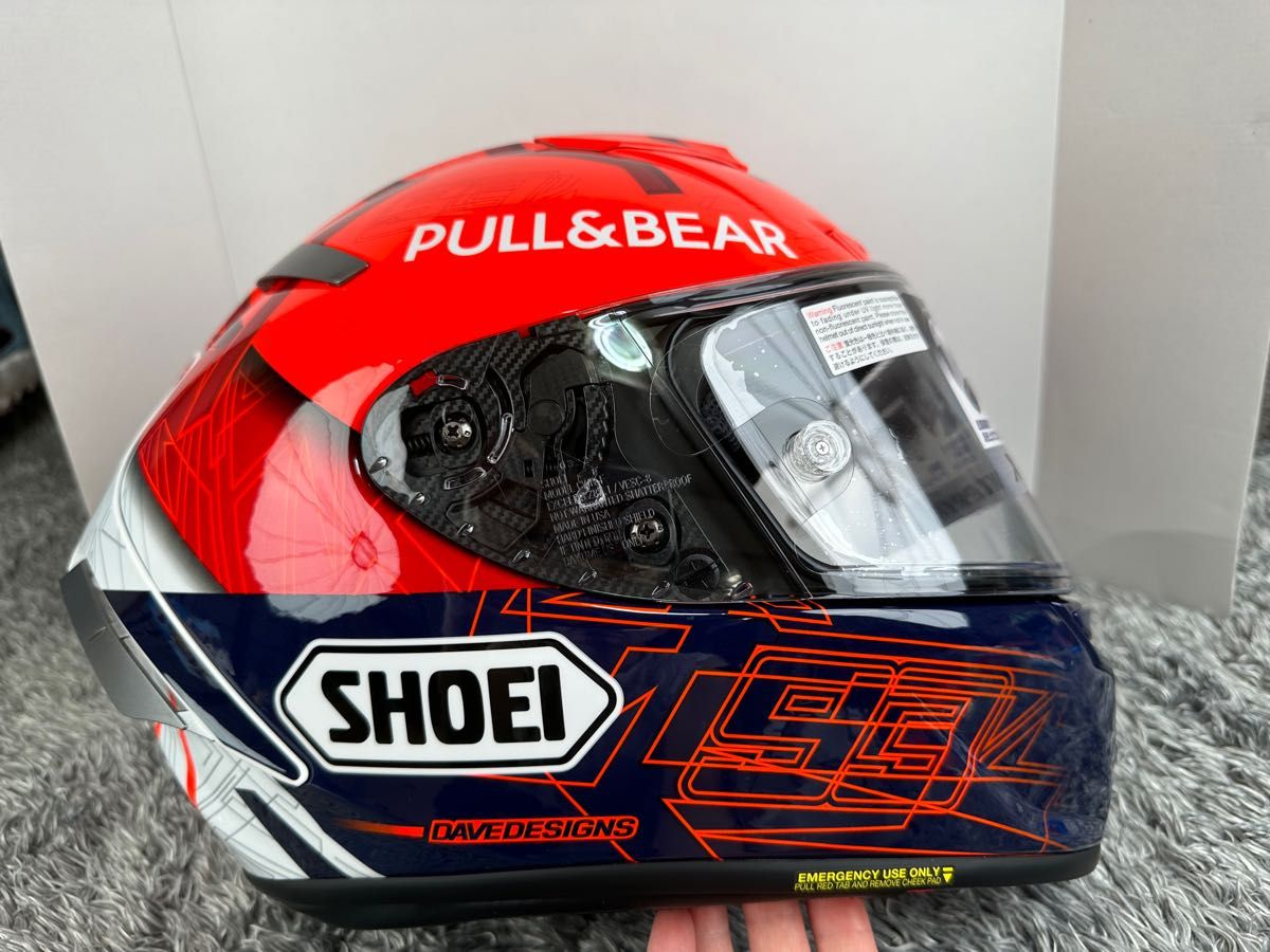 SHOEI X-Fourteen x14 マルケス6 MARQUEZ6  L