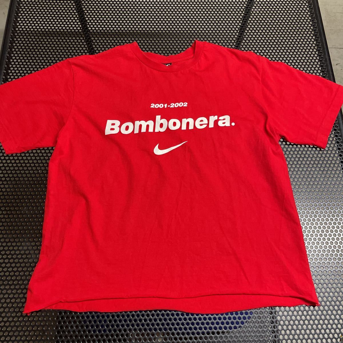 レア ナイキ NIKE ソフ soph fcrb 2001 2002 bombonera 半袖 Tシャツ 赤 レッド スソカットされてますbristol_画像2