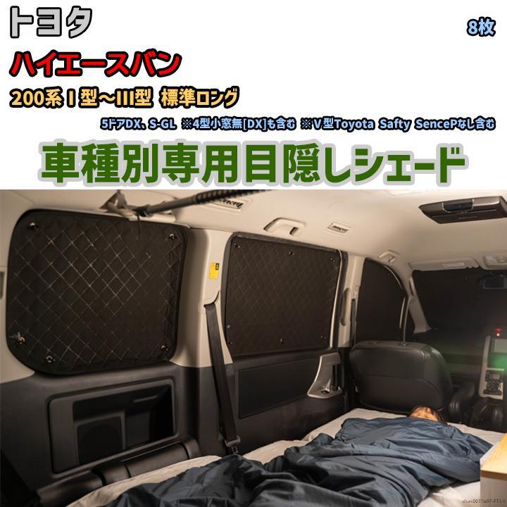 正規店仕入れの トヨタ 1台分 アルミシェード 目隠し ハイエースバン