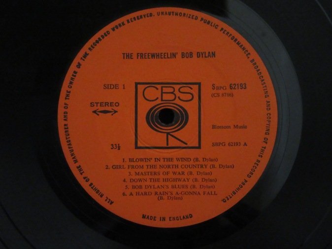 Bob DYLAN☆The Freewheelin' UK CBS Stereo - 通販 - pfinox.com.br