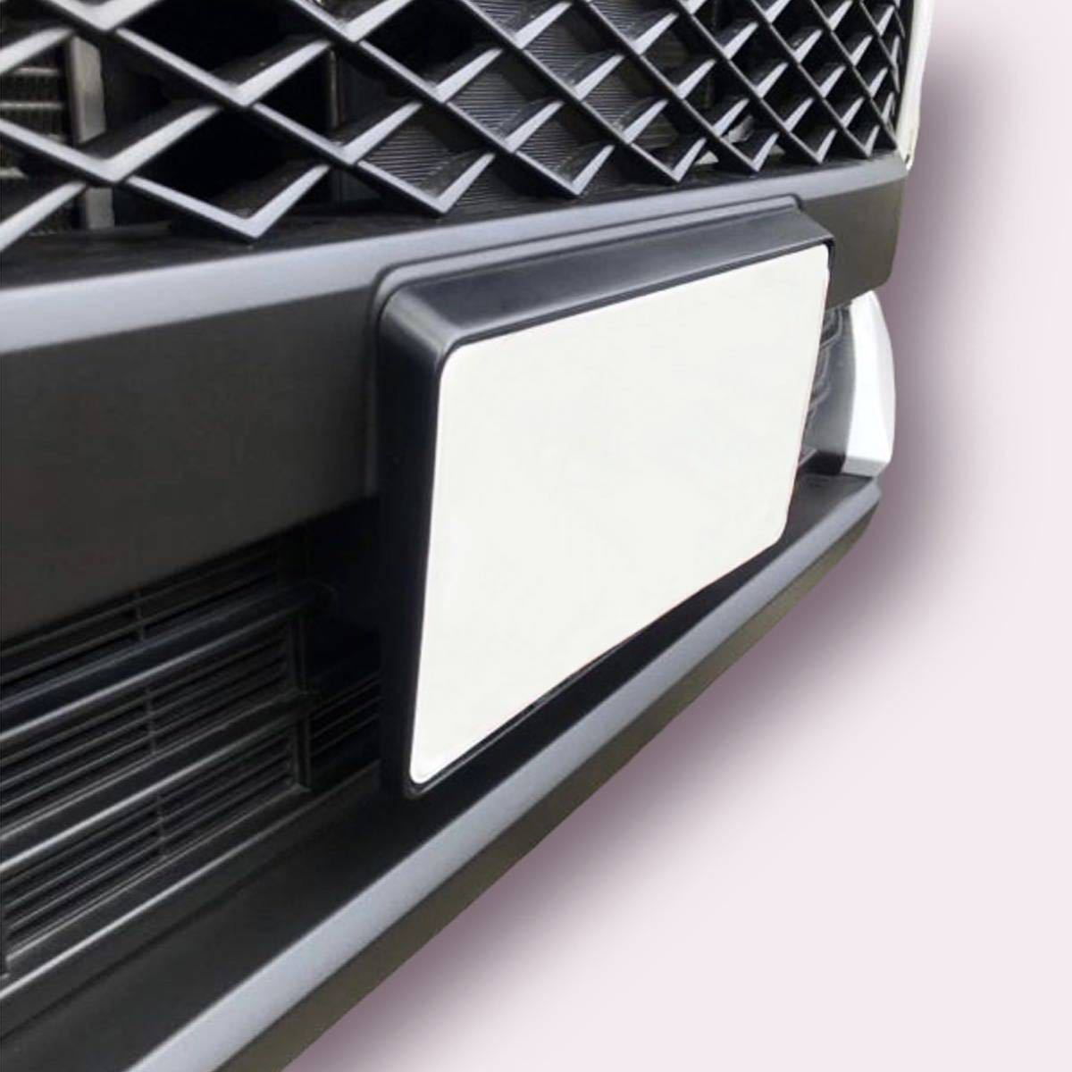 トヨタ ライズ対応 軽量ナンバーベース 角度5度付き フロント専用 塗装可能台座 A200系 X/XS/G/Zモデル等対応の画像1
