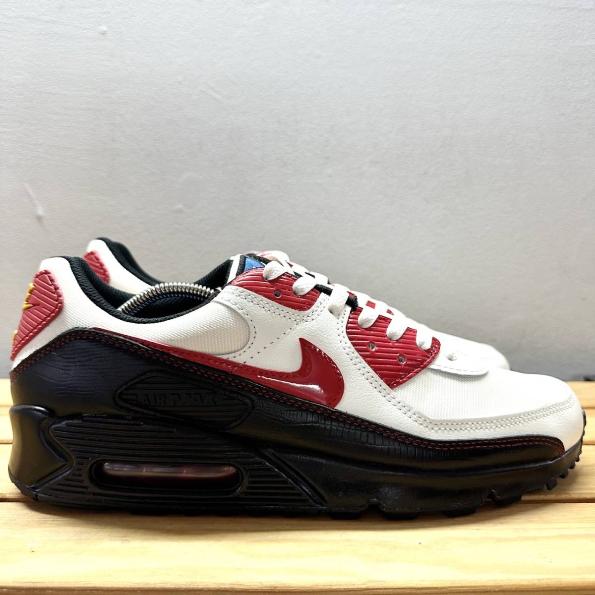 極美品 NIKE AIR MAX 90 SE SAIL RED ナイキ エアマックス 90 SE