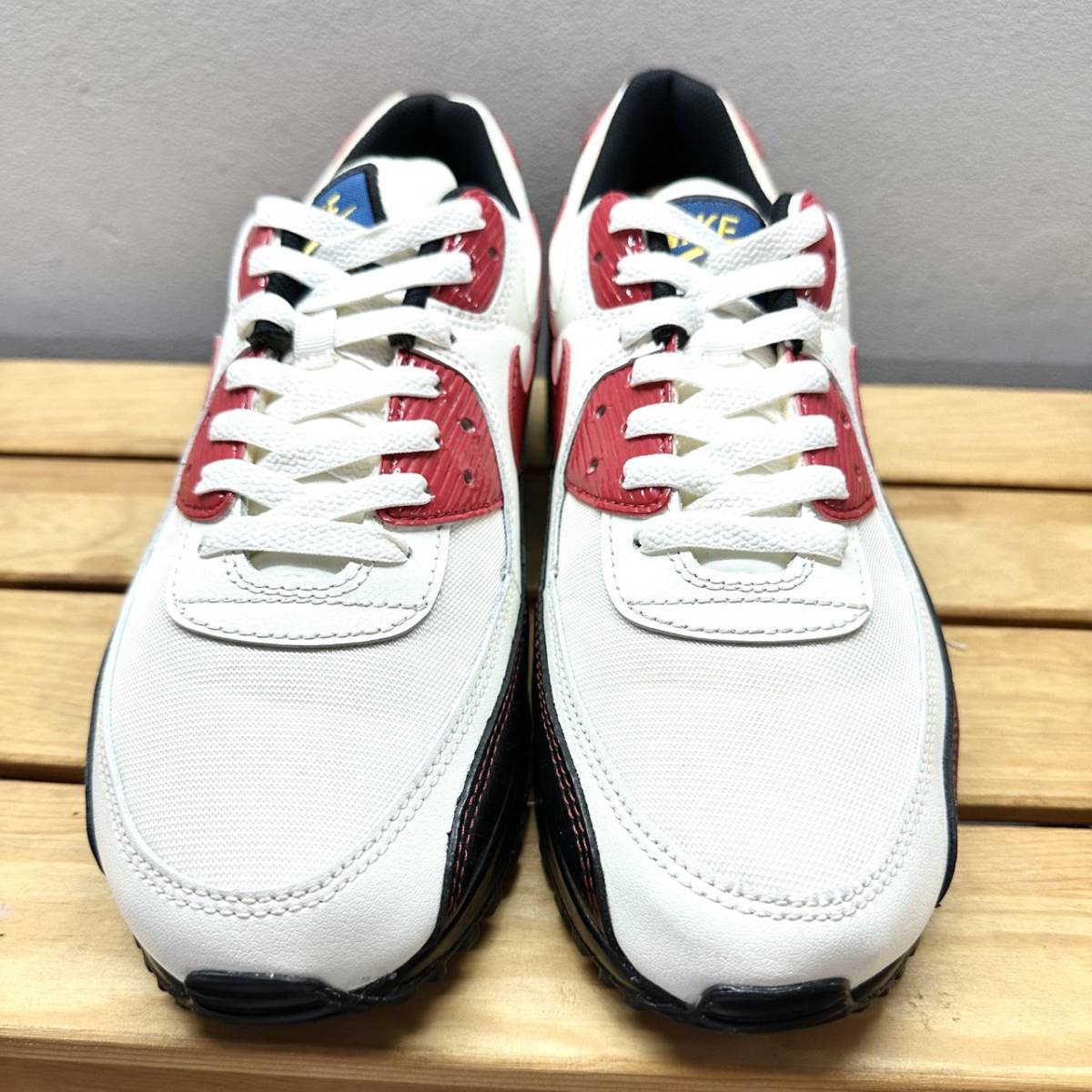 極美品 NIKE AIR MAX 90 SE SAIL RED ナイキ エアマックス 90 SE