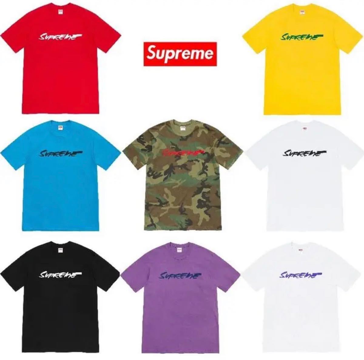 即完売品 20FW Sサイズ Supreme シュプリーム Futura Logo Tee Ash Grey アッシュグレー フューチェラ ロゴ Tシャツ boxlogo ステッカー付