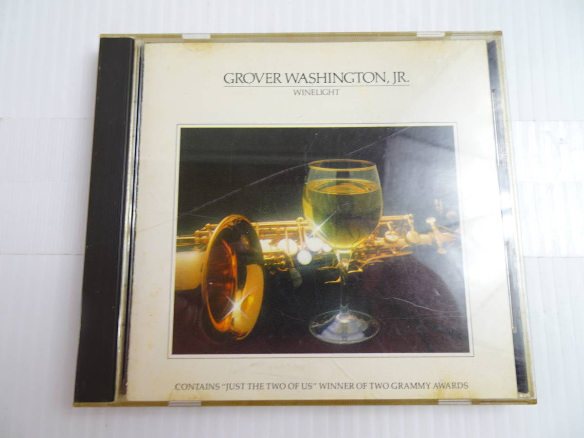 L253・GROVER WASHINGTON, JR. - WINE LIGHT CD 動作確認済 中古現状品 _画像1