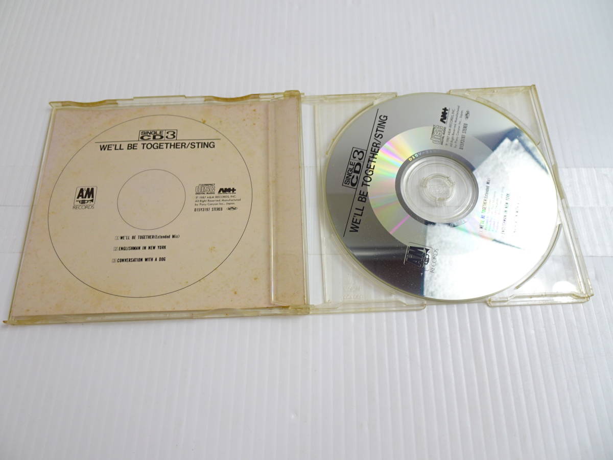 L278・STING - WE'LL BE TOGETHER CD 動作確認済 中古現状品_画像3