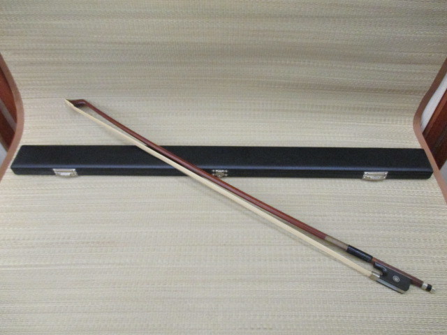 美品チェロ弓W-SEIFERT 全長:約72㎝ 専用ハードケース付き使用頻度