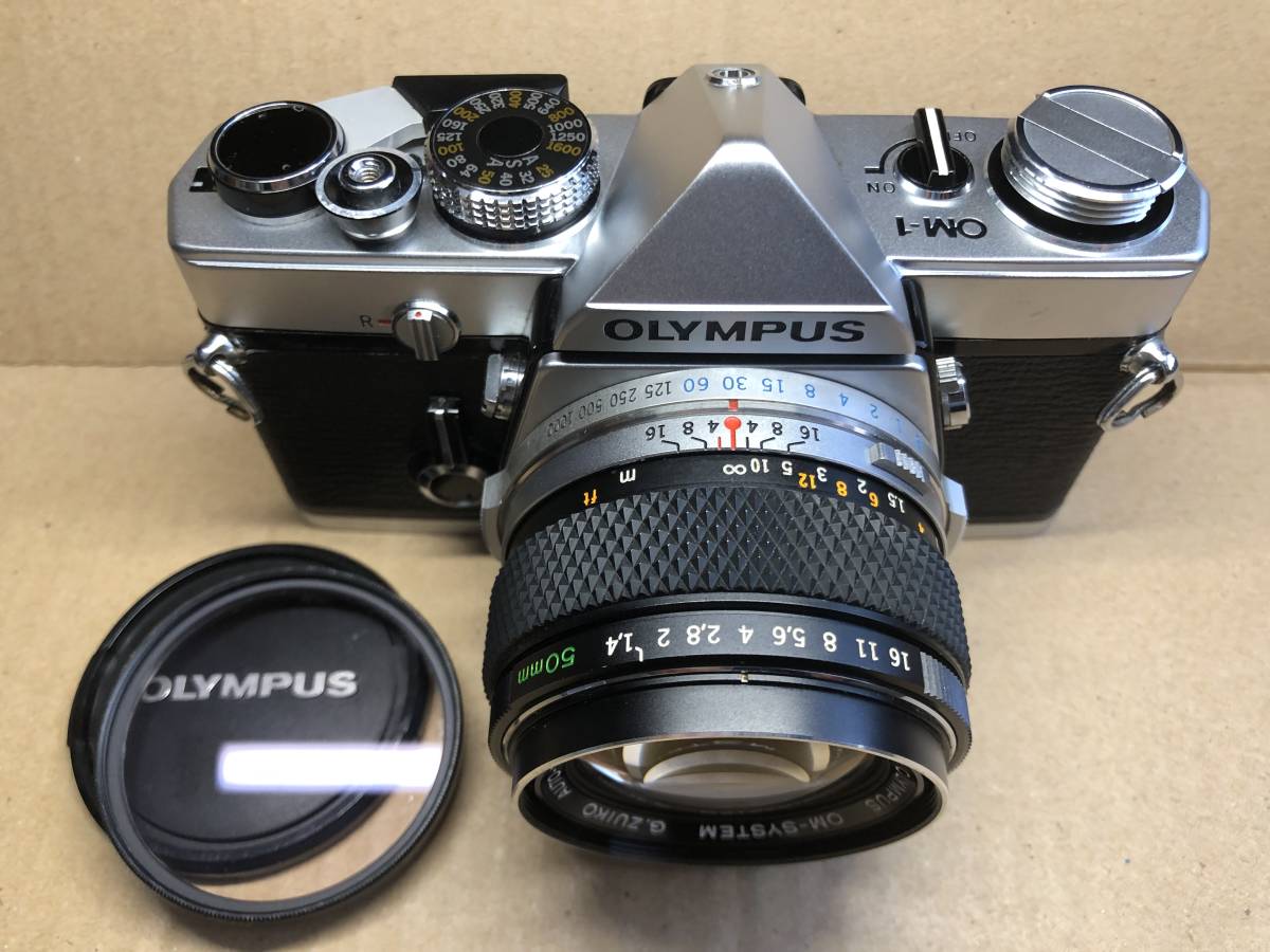 ヤフオク! - OLYMPUS OM-1 シルバー オリンパス フィルムカ...