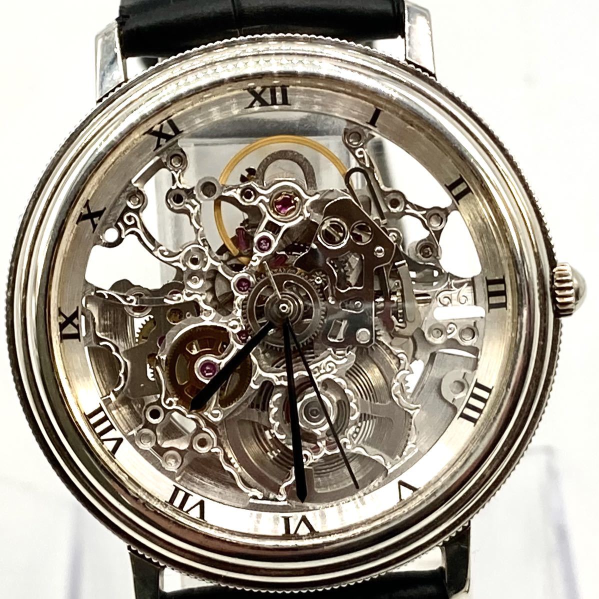 よ*く様 International Watch Co. 自動巻き swiss Yahoo!オークション - 【稼働品】 1.409.4.0.27 スケルトン 自動