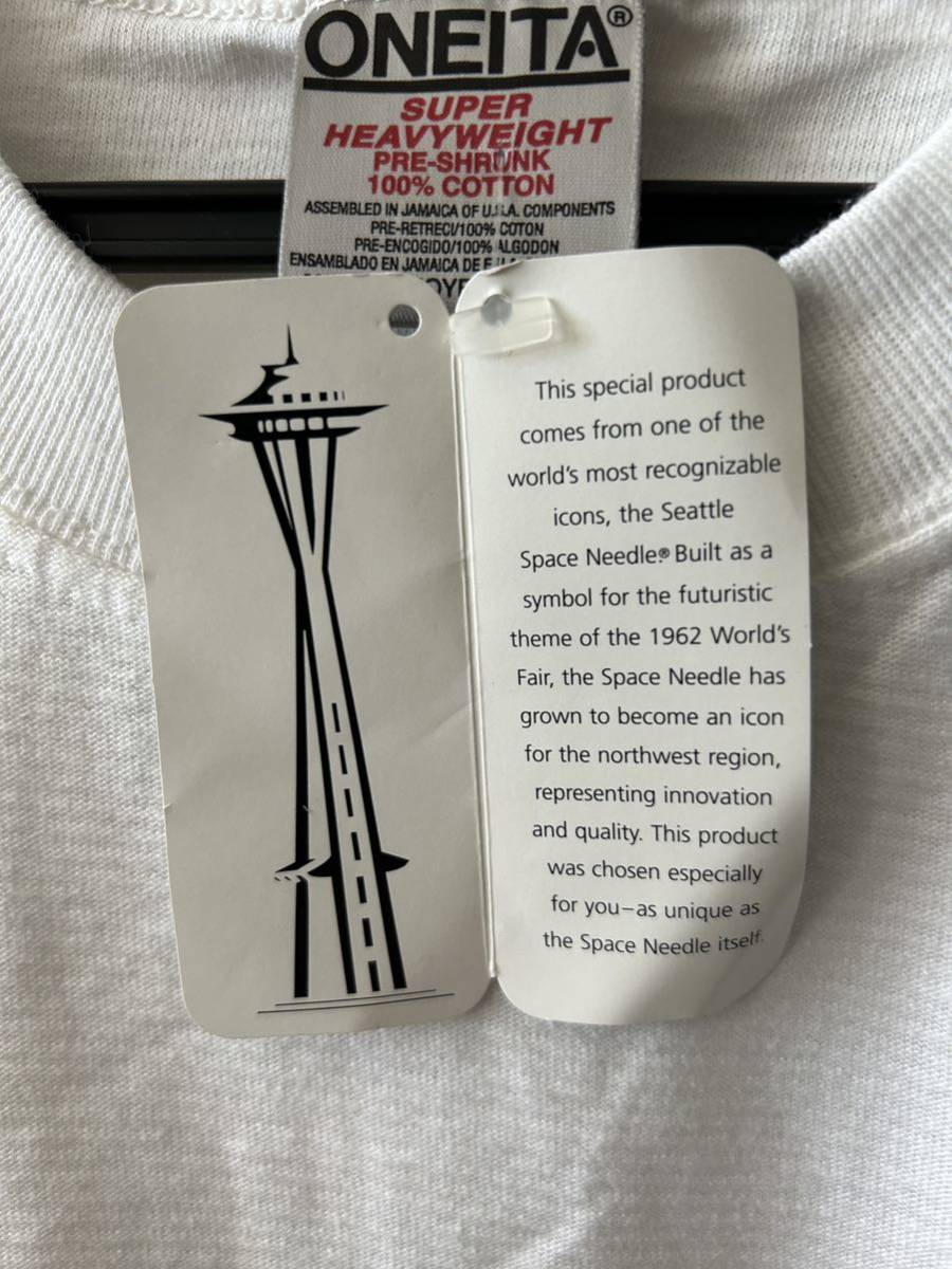 企業物 デッドストック90s Space Needle スペースニードルTシャツ フラッシャー付き ONEITA USA製生地 オニータ Vintage ヴィンテージの画像6