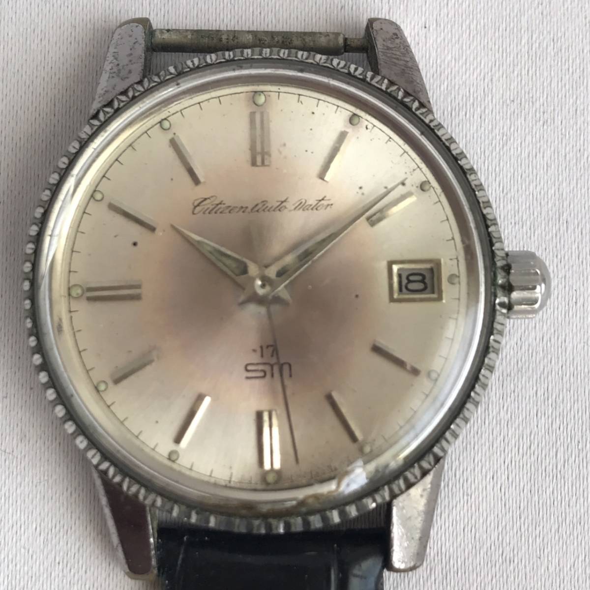 中古】 シチズン 腕時計 オートデーター 17石 自動巻き CITIZEN