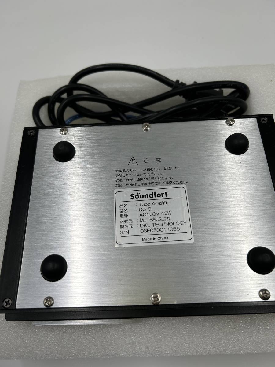 QS-9　Soundfort　ハイレゾ対応USB DAC搭載 真空管ハイブリッドアンプ_画像7