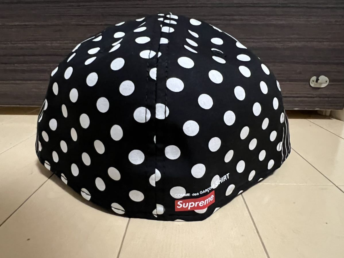 新品未使用 14ss Supreme COMME des GARCONS BOX LOGO NEW ERA BLACK 7