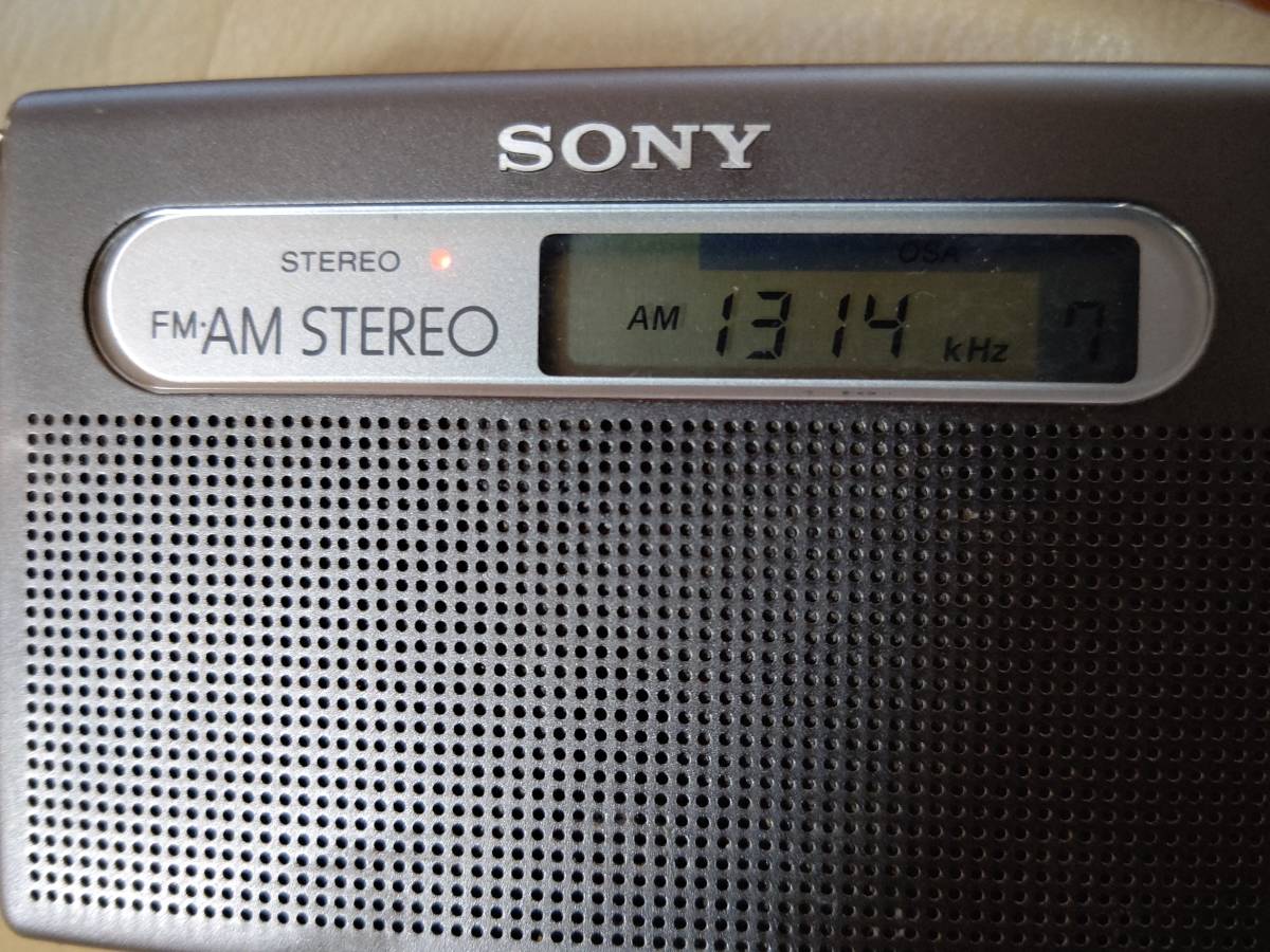 ☆ SONY FM/AM-STEREO コンパクトラジオ SRF-M100 ☆ JChere雅虎拍卖代购 SONY SRF-M100 FM AMラジオ