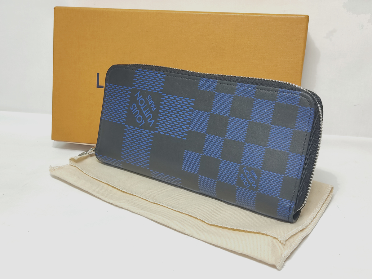 最安挑戦! ♪売り切り 大特価 中古♪ ブルー ブラック ダミエ