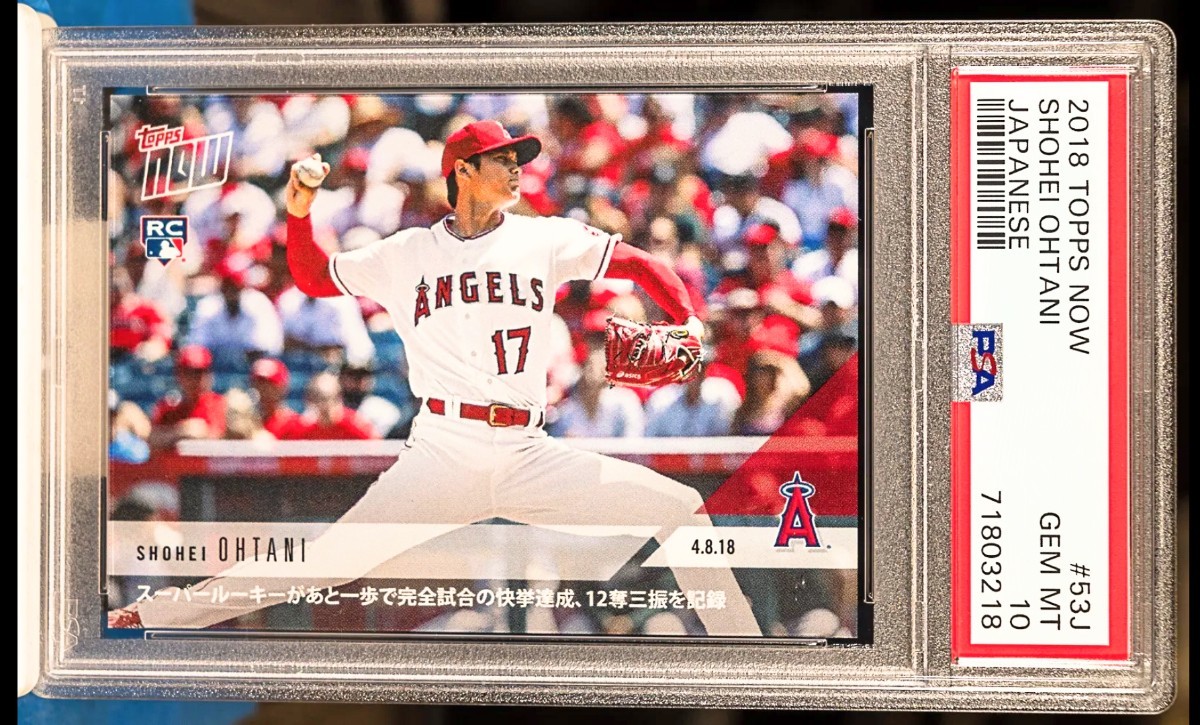 PSA10】大谷翔平 2018 TOPPS NOW 32 メジャー初ホームラン-