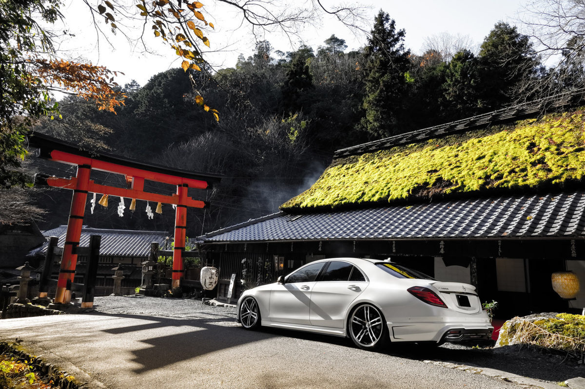 【M’s】W222 BENZ S300h 前期 AMGライン (2013/10-2017/7) M'z SPEED ルーフスポイラー エムズスピード エアロ パーツ 6671-7112_画像9