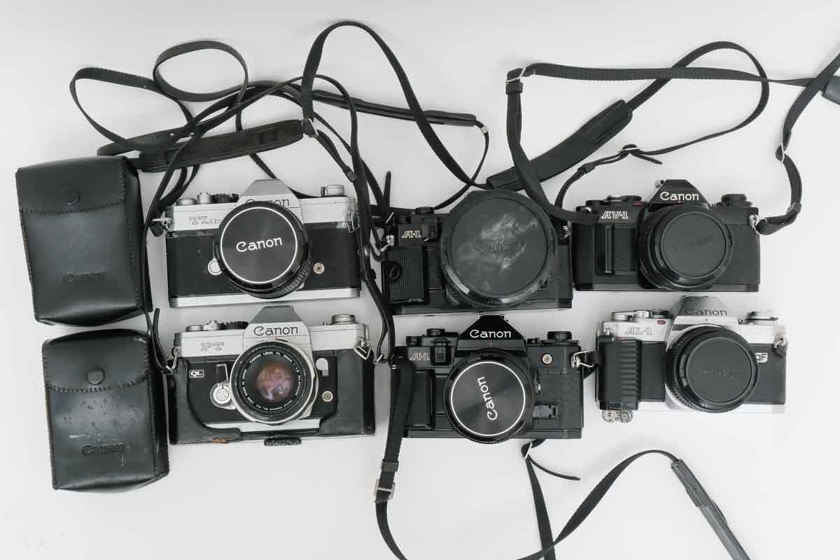 sr101 Canon フィルムカメラ6点 TLb / FT / A-1 / AV-1 / AL-1
