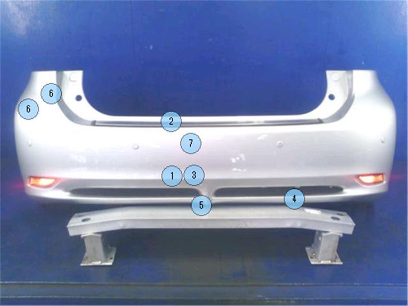 トヨタ 純正 レクサスCT 《 ZWA10 》 リアバンパー P80100-23009254_画像1