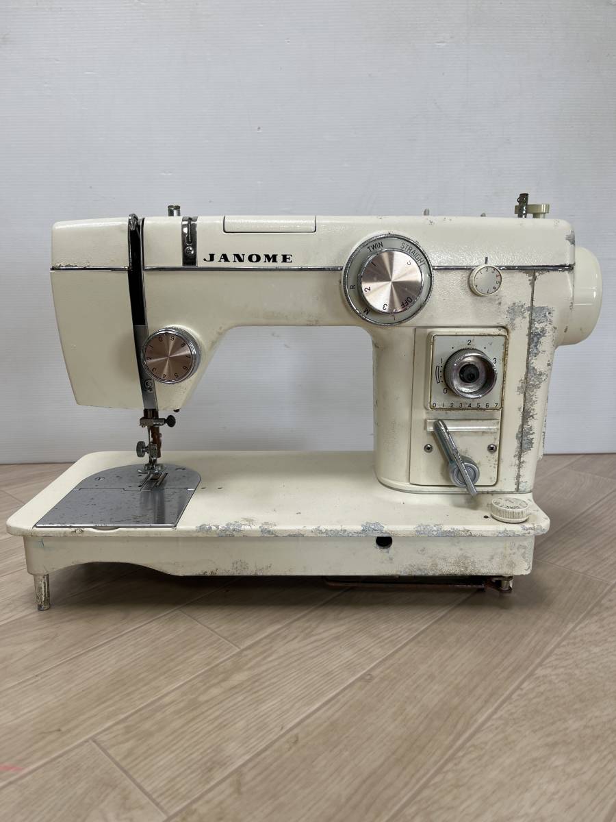 (A1663) JANOME ジャノメ 802 ミシン 本体のみ 裁縫 縫製 手工芸 ハンドクラフト 手芸 裁縫道具