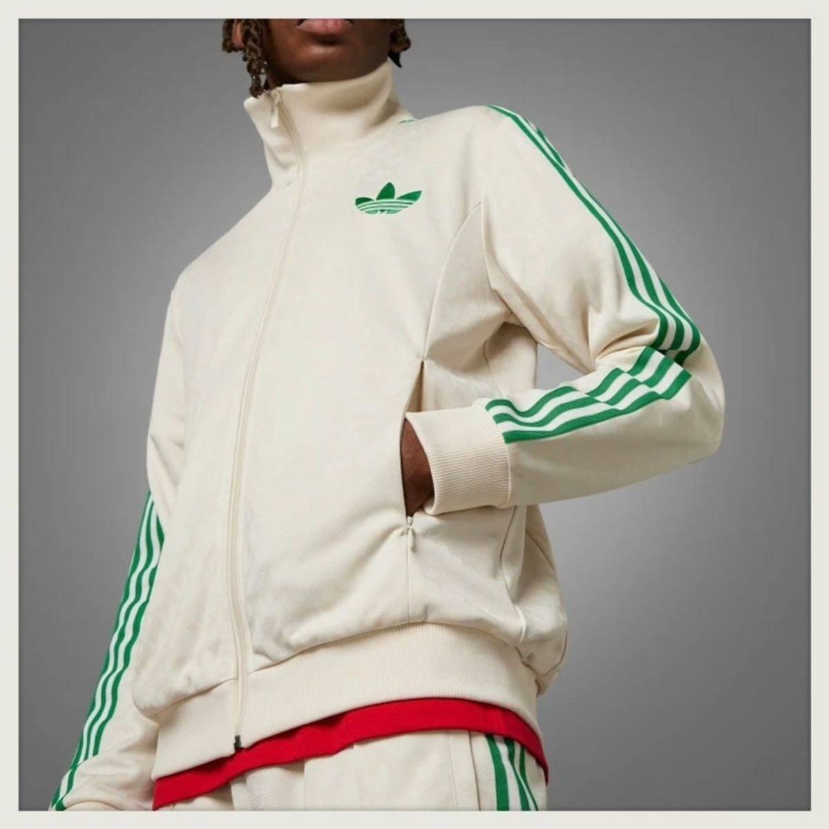 adidas Originals トラックトップ ジャージ トレフォイル アディダスオリジナルス アディダス ビッグロゴ70S モノグラム XL_画像2