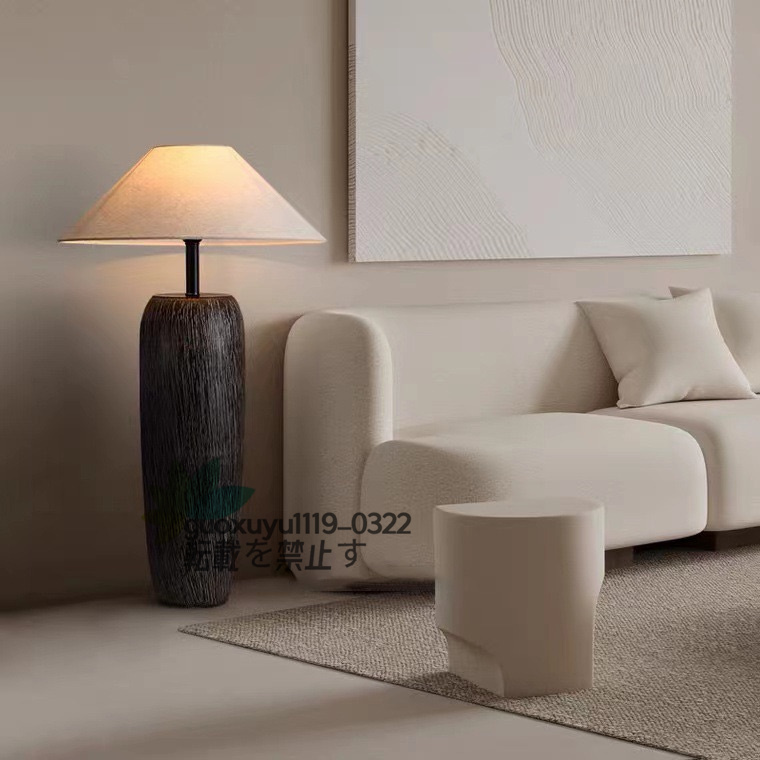 柔らかい 陶器木芸風ライト フランス風 「室内芸術」高級感満載 フロア