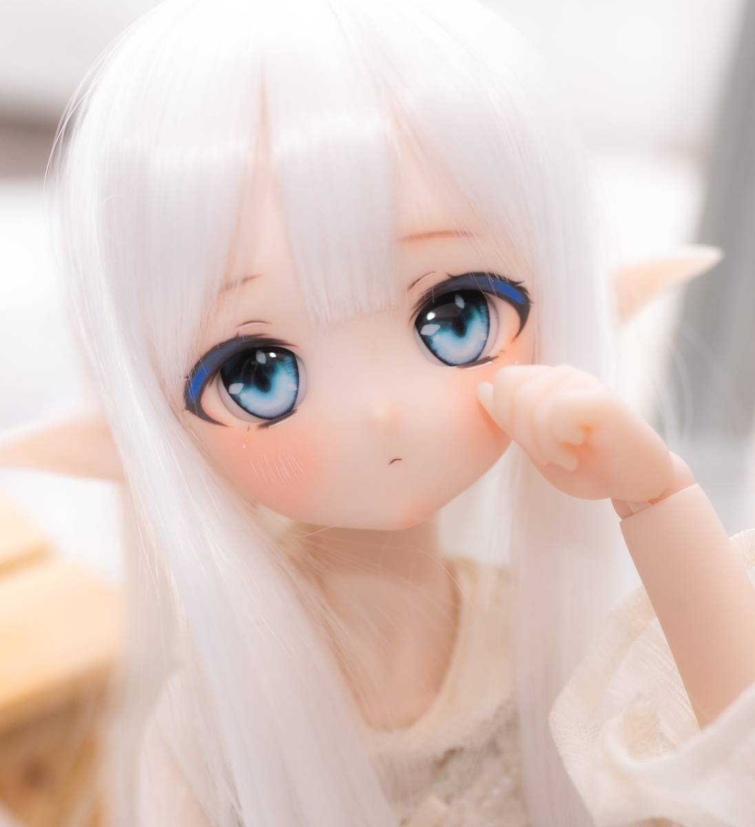 starlit sphere】カスタムヘッドDDH-27(SW)+アイ+ウィッグ+エルフ耳