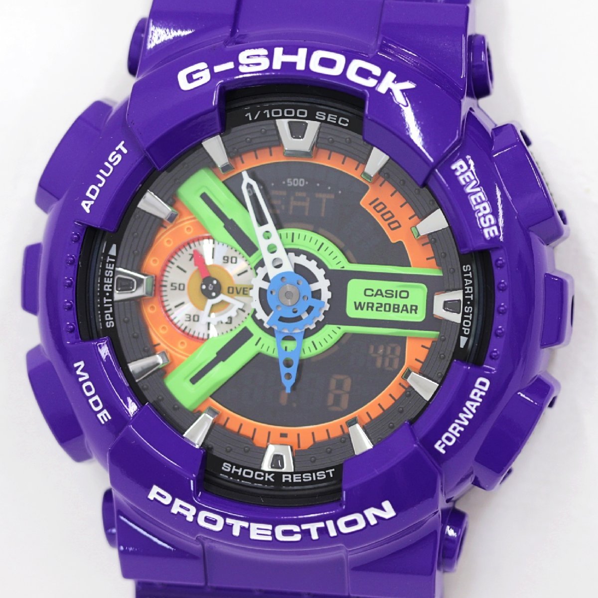 カシオ G-SHOCK Gショック エヴァンゲリオン初号機 GA-110EV-6AJR 腕時計 クォーツ メンズの画像1