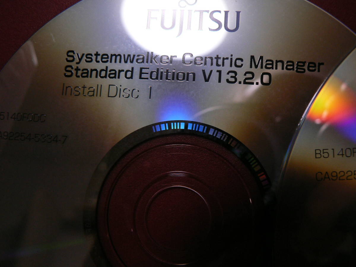 送料最安 140円 CDF46：富士通 FUJITSU Systemwalker Centric Manager Standard Edition V13.2.0 CD 3枚組_画像2