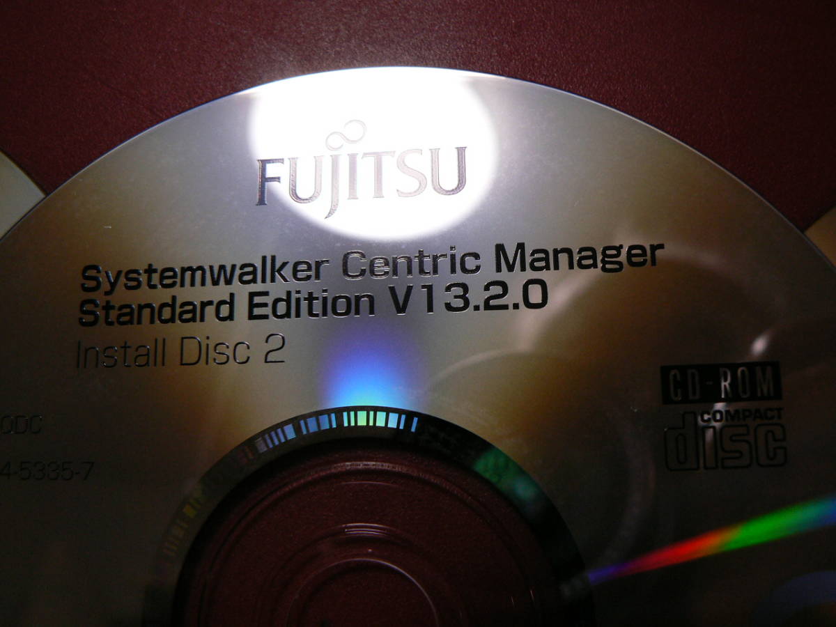 送料最安 140円 CDF46：富士通 FUJITSU Systemwalker Centric Manager Standard Edition V13.2.0 CD 3枚組_画像3