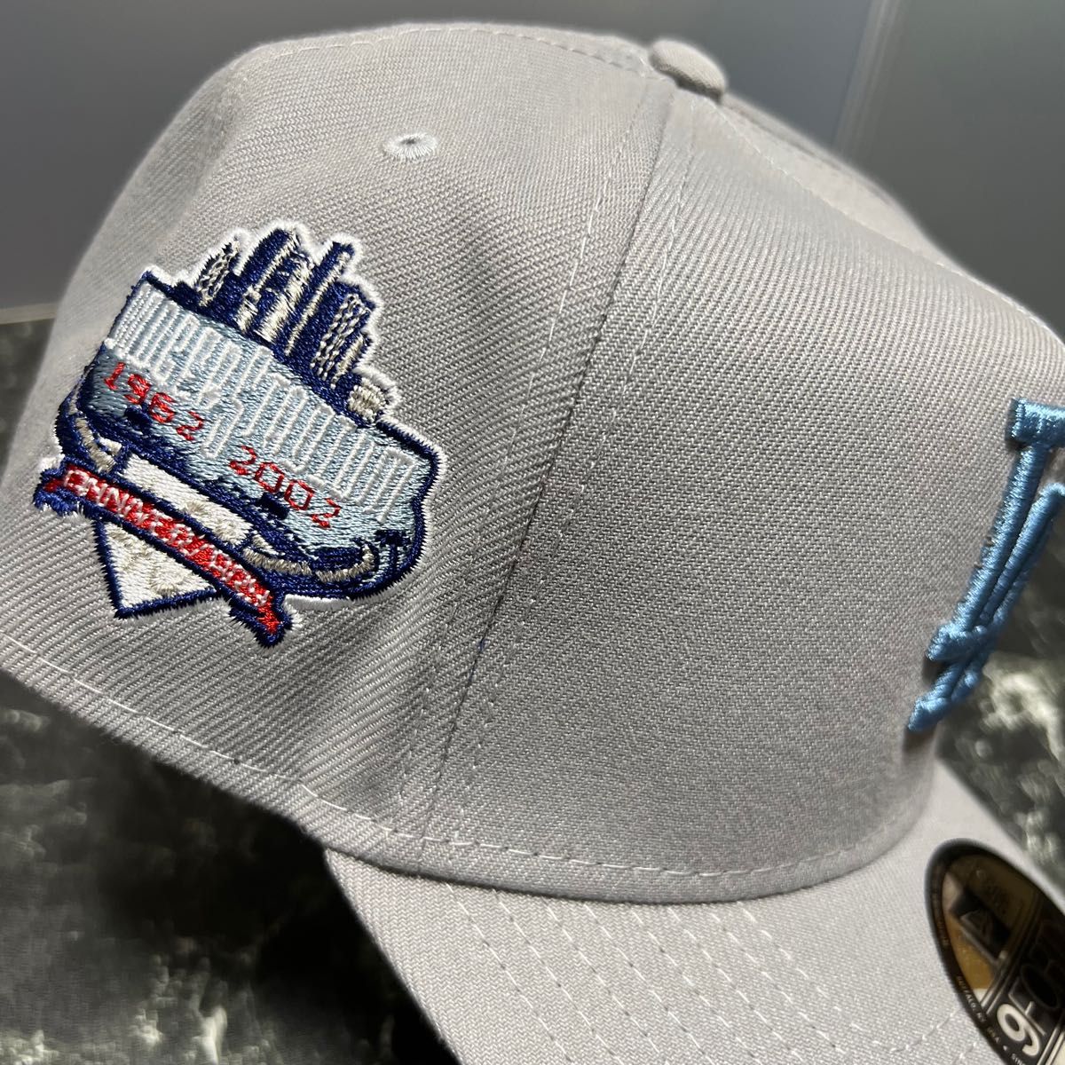 美色激レア】NEW ERA LA ドジャース 9forty グレー × ブルー|PayPayフリマ