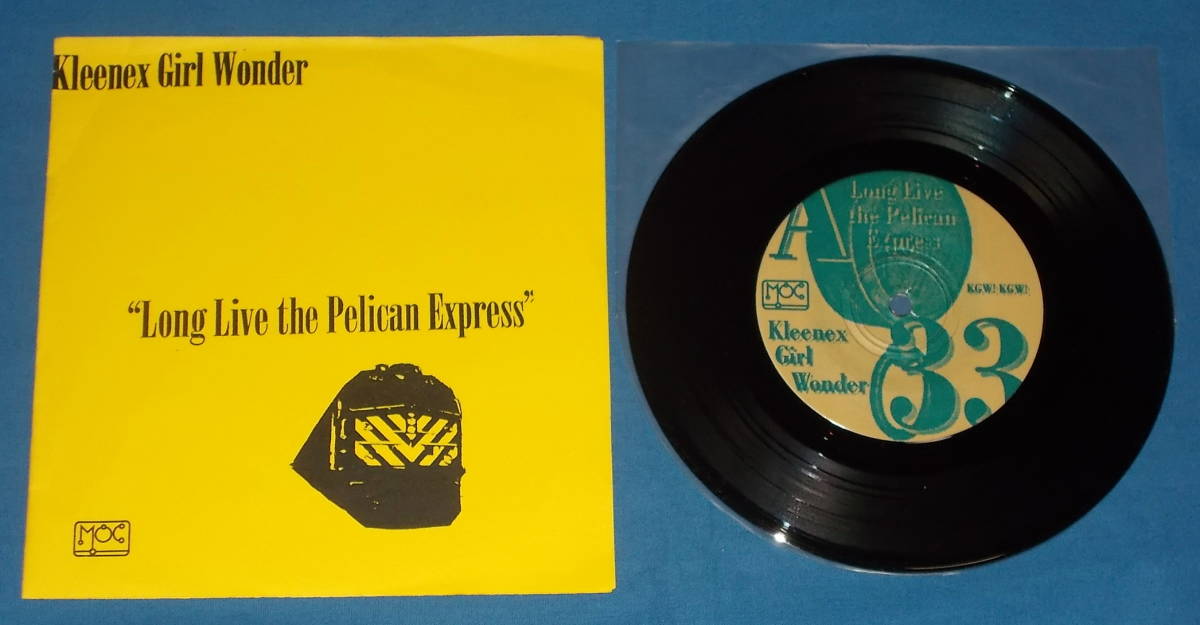 ☆7inch EP★US盤●KLEENEX GIRL WONDER「Long Live The Pelican Express」90s名曲!●_画像2