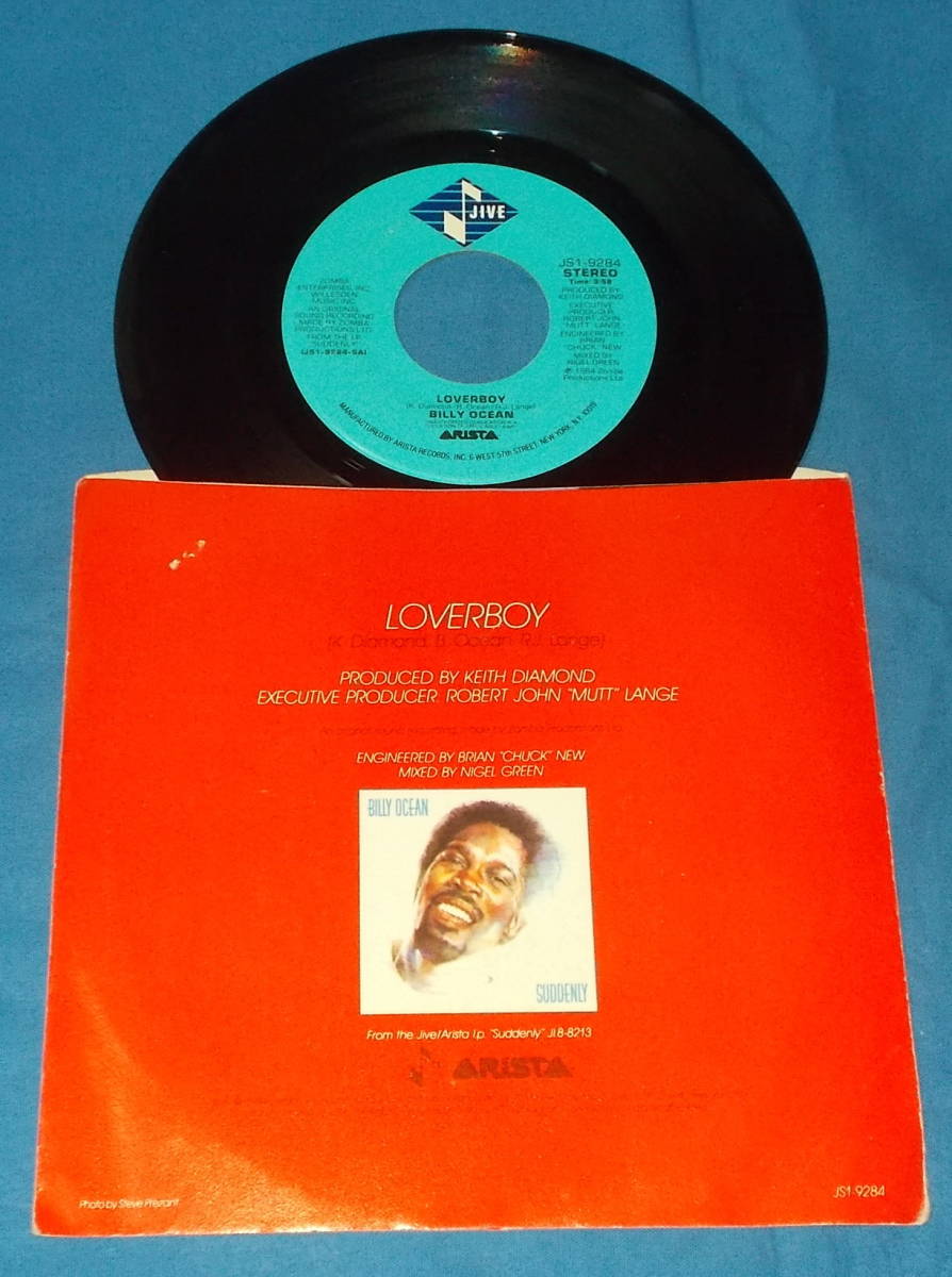 ☆7inch EP★US盤●BILLY OCEAN/ビリー・オーシャン「Loverboy/ラヴァーボーイ」80s名曲!●_画像2