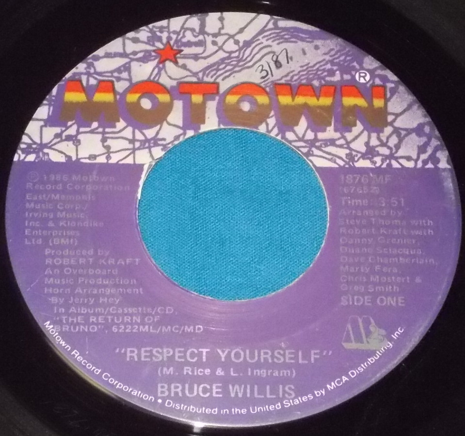 ☆7inch EP★US盤●BRUCE WILLIS/ブルース・ウィリス「Respect Yourself/リスペクト・ユアセルフ」80s名曲!●_画像2
