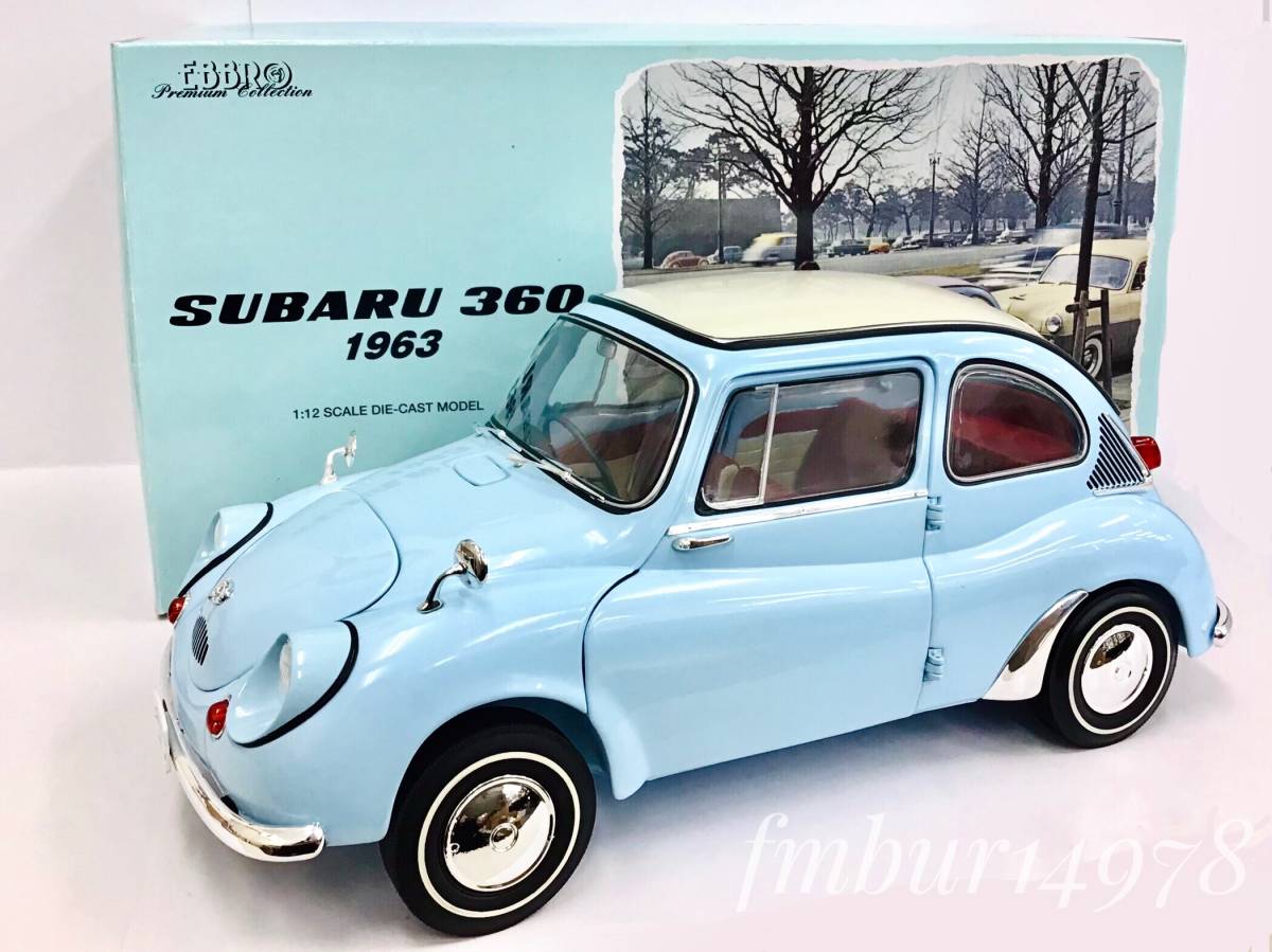 人気絶頂 <絶版・未使用>EBBRO エブロ 1/12 SUBARU 360 1963 (LIGHT