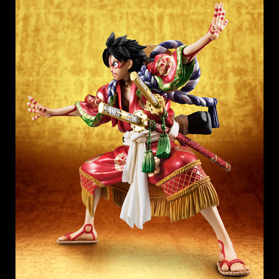 New Item Portrait.Of.Pirates海賊王KABUKI EDITION猴子·D·路飛 <Br> 新品　Portrait.Of.Pirates　ワンピース　KABUKI EDITION 　モンキー・D・ルフィ