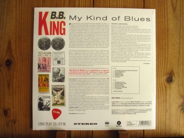 未開封 / B.B. King / BBキング / ブルース 定番 スタンダード集 / My Kind Of Blues / WaxTime / 771950_画像2