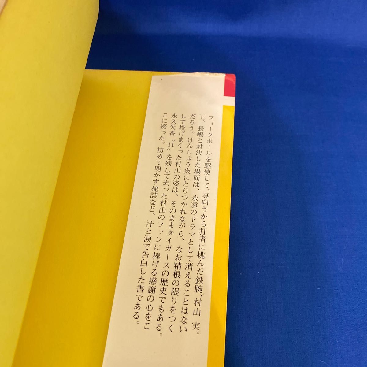 阪神タイガース　村山実　背番号11への訣別