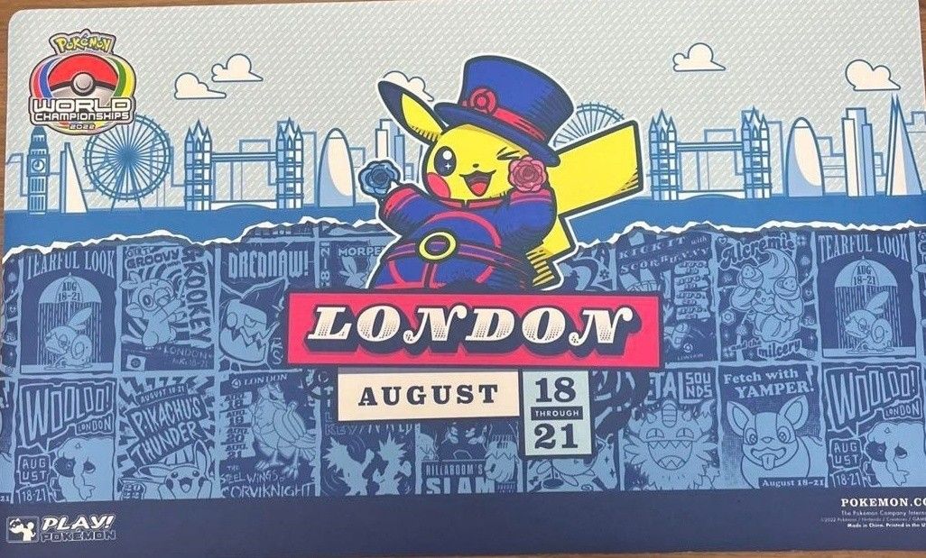 売り ポケモンWCS プレイマット 一つタグなし!! おもちゃ・ホビー