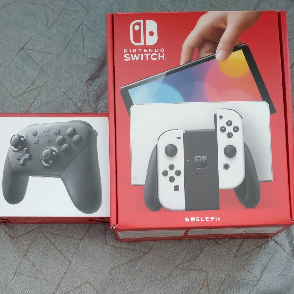 ニンテンドースイッチ 有機elモデル ホワイト コントローラー付 - 家庭 ニンテンドースイッチ 有機elモデル ホワイト コントローラー付 - 家庭
