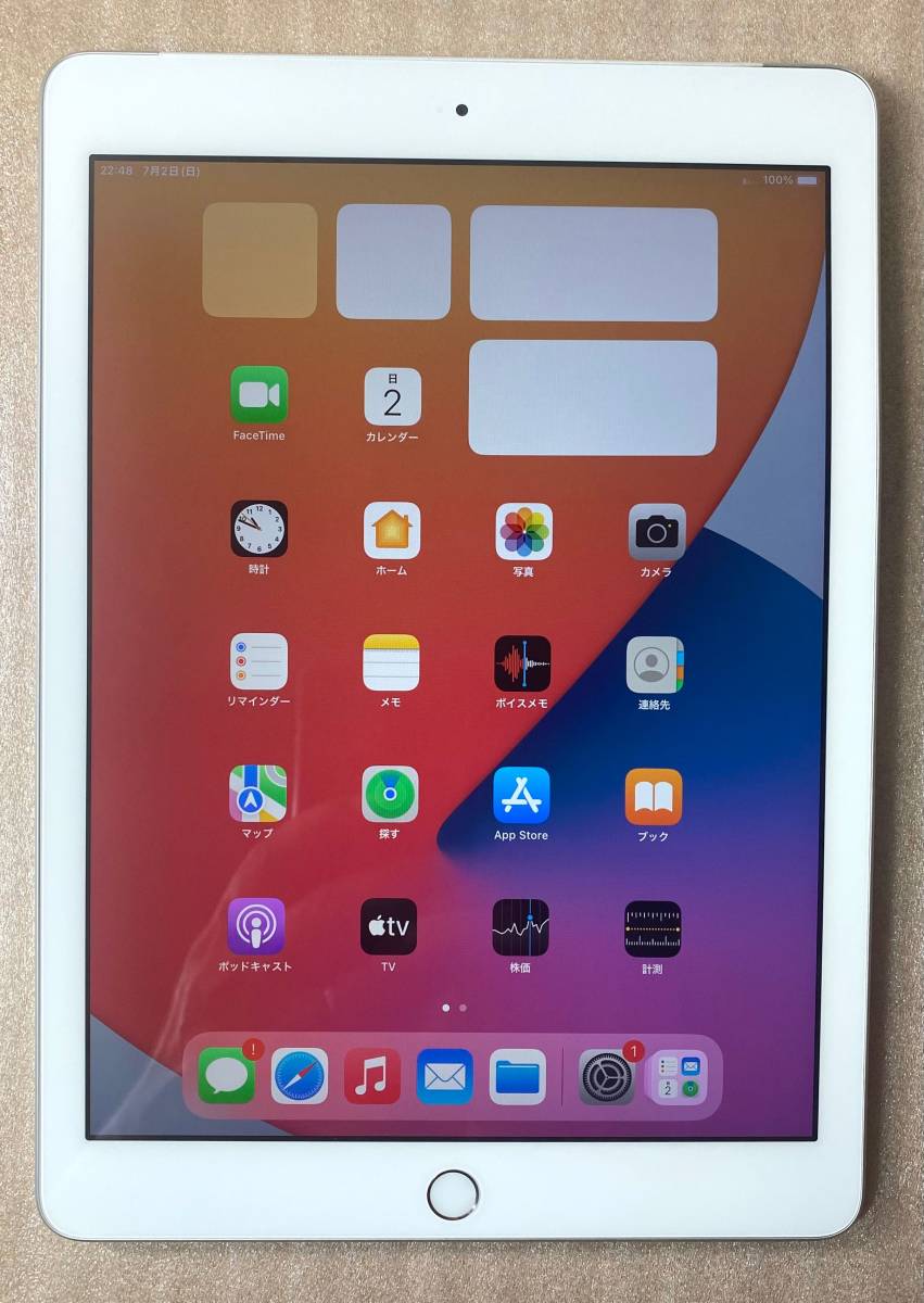 ジャンク品Apple iPad (第5世代) /シルバー32GB Wi-Fi+Cellular SIM