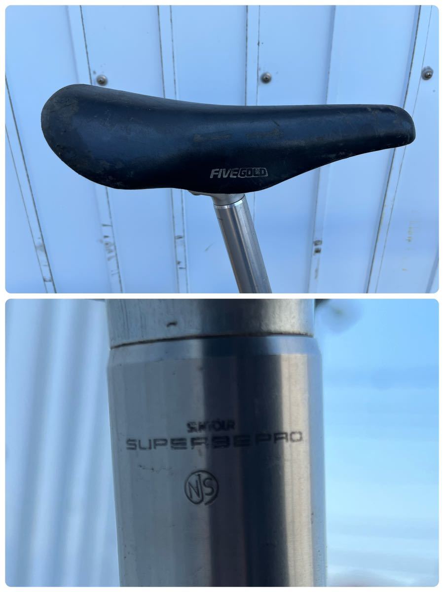 BRIDGESTONE NJS ピストバイク ブリヂストン wound upフォーク付 BRIDGESTONE NJS ピストバイク ブリヂストン wound upフォーク付