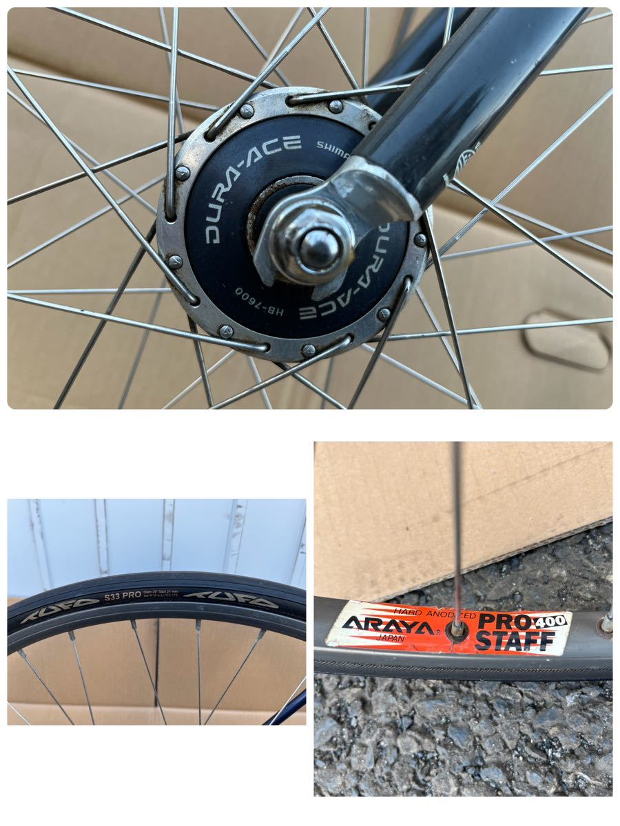 BRIDGESTONE NJS ピストバイク ブリヂストン wound upフォーク付 BRIDGESTONE NJS ピストバイク ブリヂストン wound upフォーク付